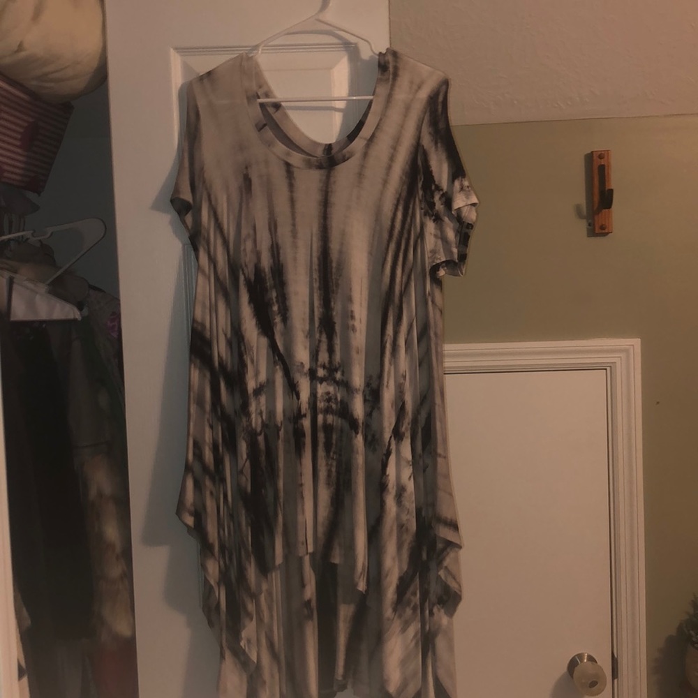 Tie dye t shirt dress